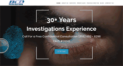 Desktop Screenshot of bcdinvestigations.com